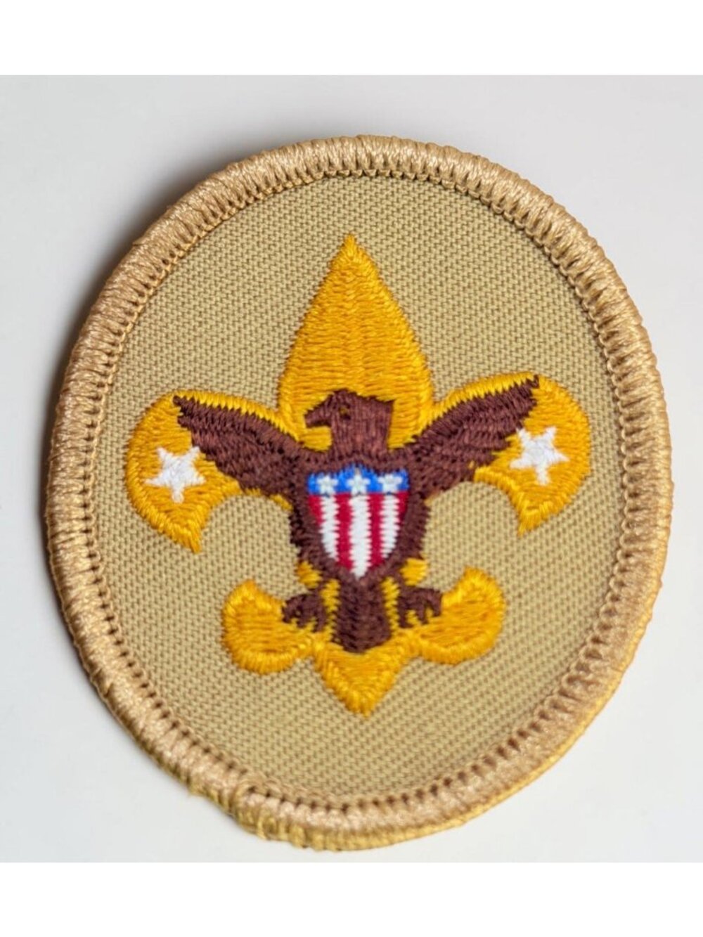 Boy Scout Patch Tenderfoot Rank Badge Eagle Oval BSA Insignia